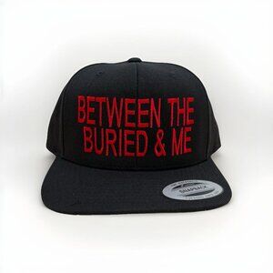 Between The Buried & Me Snapback Hat Black One Size Embroidered Yupoong